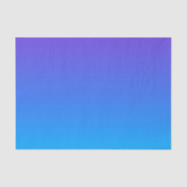Blaues/lila Ombre 10lb Seidenpapier (Vorderseite)