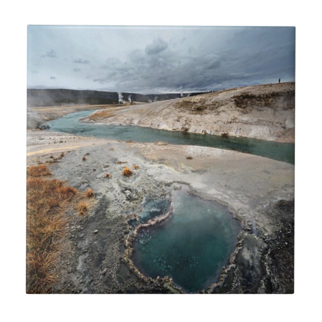 Blaues Loch Fliese (Vorderseite)