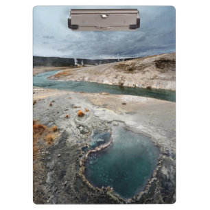 Blaues Loch Klemmbrett