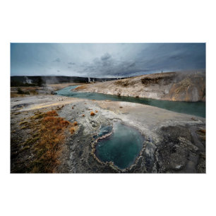 Blaues Loch Poster