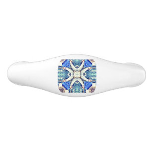 Blaues Mandala-Herz Muster Thunder_Cove Keramik Schubladengriff