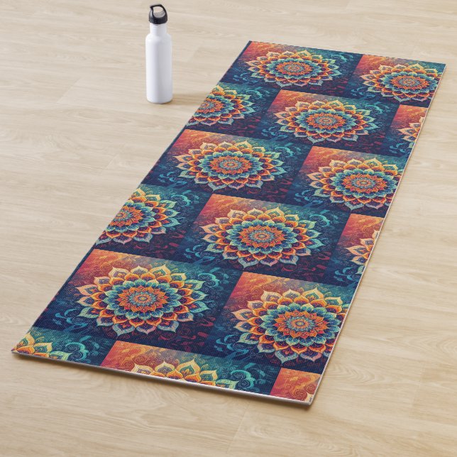 Blaues Mandala  Yogamatte (Beispiel)