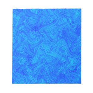 Blaues Marmormuster Notizblock