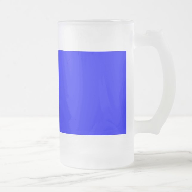 Blaues Mattiertes Glas Tasse (Rechts)