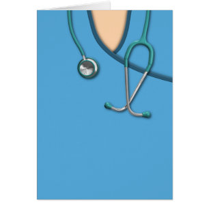 Blaues medizinisches scheuert sich