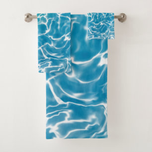 Blaues Meer Badhandtuch Set