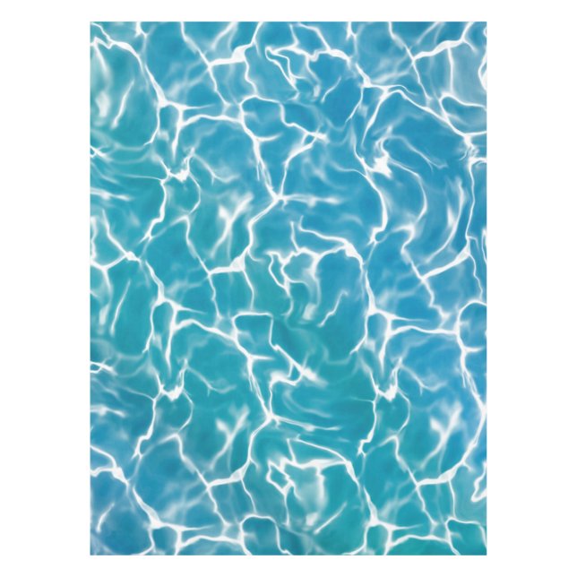 Blaues Meer Tischdecke (Vorderseite)