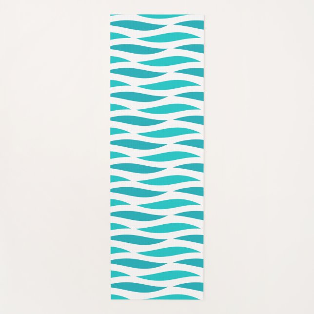 Blaues Meer Yogamatte (Vorderseite)