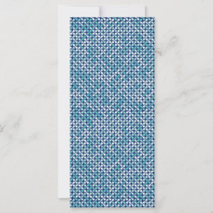 Blaues Metaball-Muster Karte
