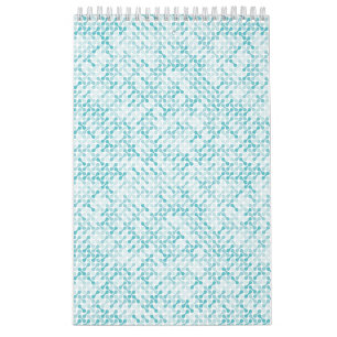 Blaues Metabolmuster Kalender