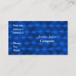 Blaues Metall Visitenkarte