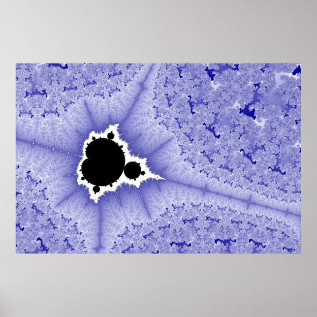 Blaues Mini-Brot-Plakat Poster (Vorne)