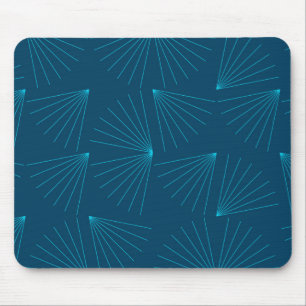 Blaues, modernes, einfaches helles Feierkonzept Mousepad