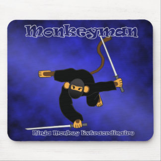 Blaues Monkeyman Mousepad