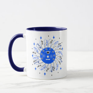 Blaues Monster Tasse