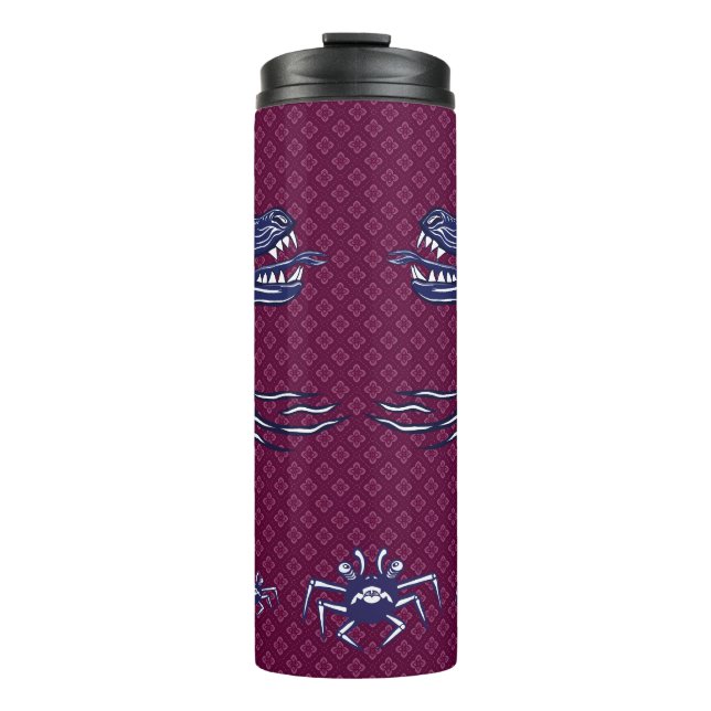 Blaues Monster Thermal Tumbler Thermosbecher (Vorderseite)