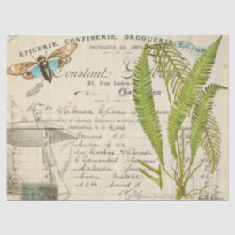 Blaues Motten-Apotheker Decoupage Gewebe Seidenpapier