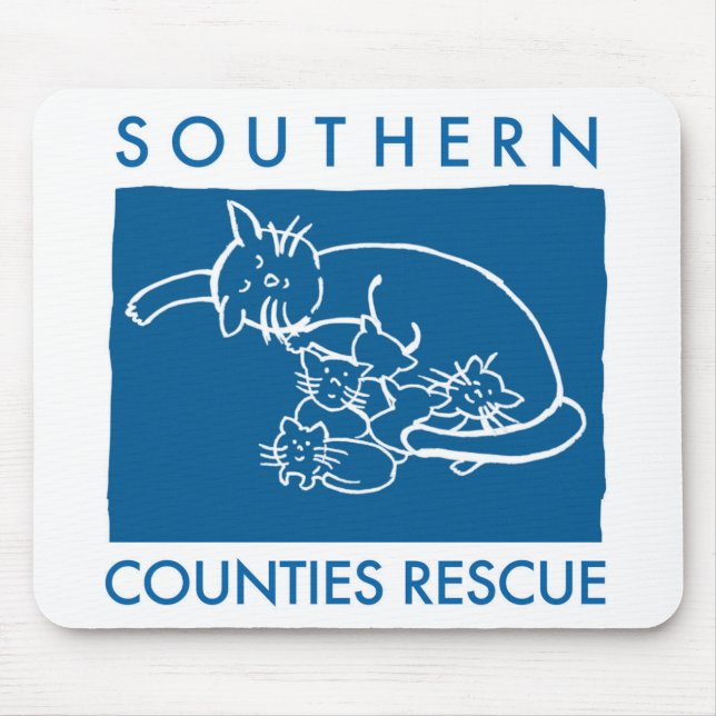 Blaues Mousepad (Vorne)