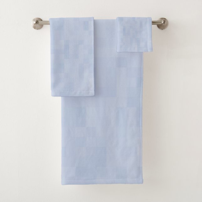 Blaues Muster - Badhandtuch Set (Insitu)