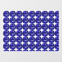 Blaues Muster Fensteraufkleber