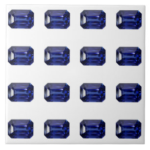 Blaues Muster Fliese