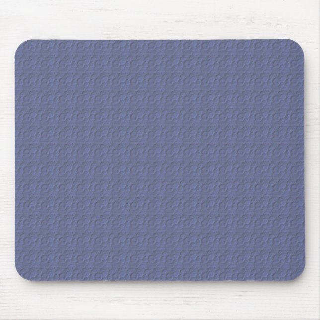 Blaues Muster Mousepad (Vorne)