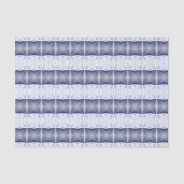 Blaues Muster Seidenpapier (Vorderseite)