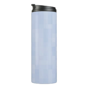 Blaues Muster - Thermosbecher