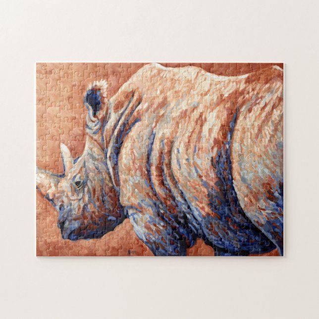 Blaues Nashorn (Horizontal)