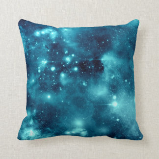 Blaues Nebelfleck-Astronomie-Raum-Galaxie-Kissen Kissen