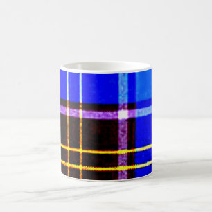 Blaues Neonkariertes, Punks nicht tot Kaffeetasse