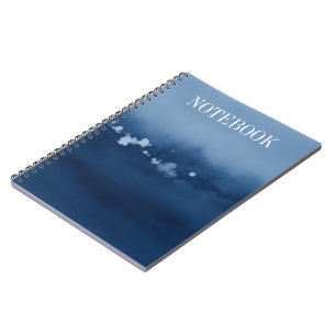 Blaues Notizbuch Notizblock