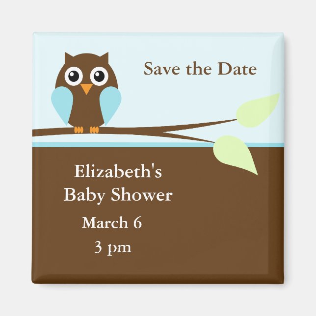 Blaues Ohr Magnet (Vorne)