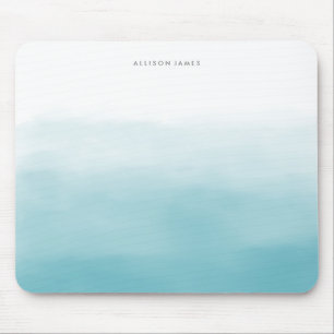 blaues Ombre Mousepad