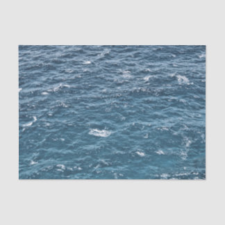 Blaues Ozean-nautischwasser Seidenpapier