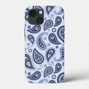 Blaues Paisley-Muster Case-Mate iPhone Hülle