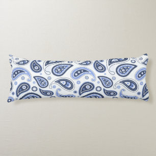 Blaues Paisleymuster Seitenschläferkissen