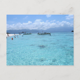 Blaues Paradies Postkarte