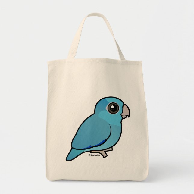 Blaues pazifisches Parrotlet Tragetasche (Vorne)