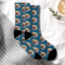 Blaues Personalisiertes Pet-Foto