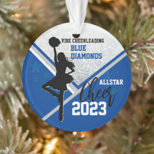 Blaues Personalisiertes Vorweihnachtsfest Ornament