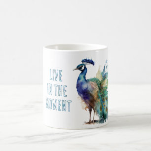 Blaues Pfau Kaffeetasse
