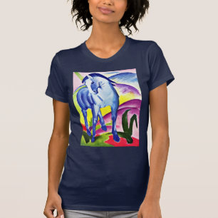 Blaues Pferd I durch Marc Franz T-Shirt