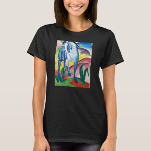 Blaues Pferd Moderne Kunst, Vintages Retro Arte e  T-Shirt