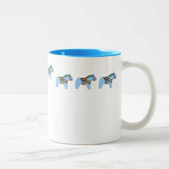 Blaues Pferd Tasse (Rechts)