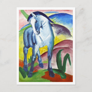 Blaues Pferd von Franz Marc (1911) Postkarte