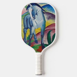 Blaues Pferd von Franz Marc, Vintage Kunst Pickleball Schläger