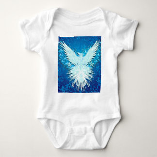 Blaues Phoenix Baby Strampler