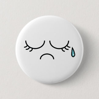 Blaues Picadilly Button