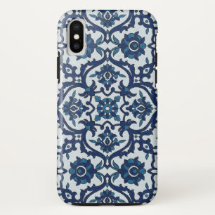Blaues portugiesisches Azulejos-Muster Case-Mate iPhone Hülle